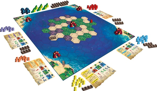 Asmodee Survive The Island 45 min Lautapeli Perhe