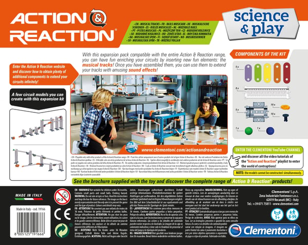 Clementoni Action & Reaction Musical Tracks