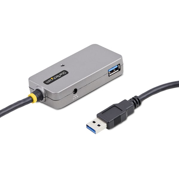 StarTech.com USB-förlängningshubb, 10 m USB 3.0-förlängningskabel med 4-portars USB-hubb, aktiv/busdriven U