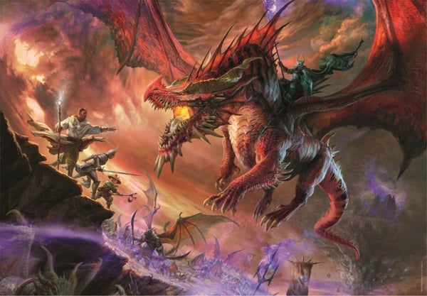 Dungeons & Dragons pussel 500 bitar