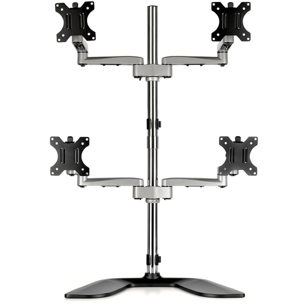 StarTech.com Quad-skärmstativ - Ledat - Stål och aluminium