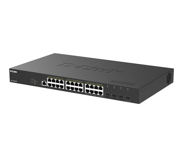 D-Link DGS-1250-28XP Administreret L2+ Gigabit Ethernet (10/100/1000) Strøm over Ethernet (PoE) Desktop Sort
