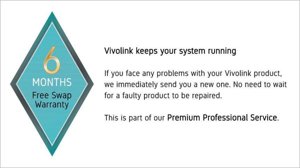 Vivolink VL120005 äänenvahvistin 2.0 kanavaa Koti Musta