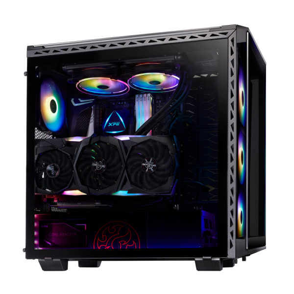 XPG BATTLECRUISER Midi Tower Svart