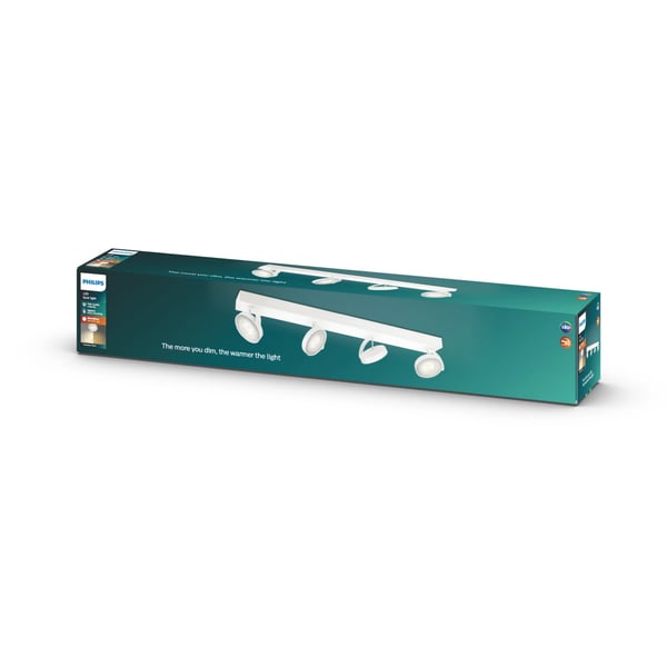 Philips WarmGlow LED Clockwork kohdevalaisin 4x