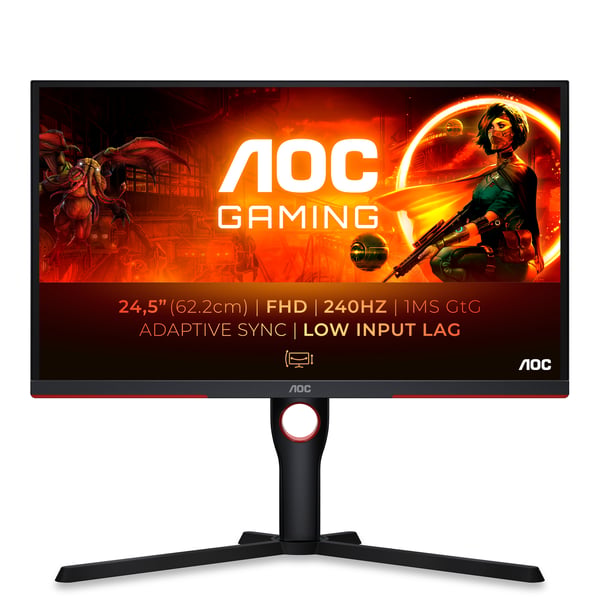 AOC G3 25G3Z/69 platta pc-skärmar 62,2 cm (24.5") 1920 x 1080 pixlar Svart, Röd