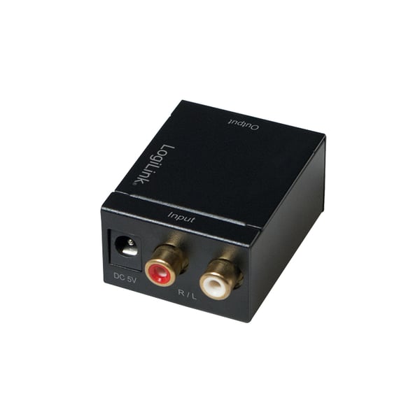 LogiLink CA0102 äänimuunnin Musta