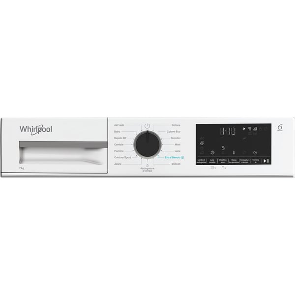 Whirlpool C WD R47M WBS IT tørretumbler Fritstående Front-læsning 7 kg Hvid