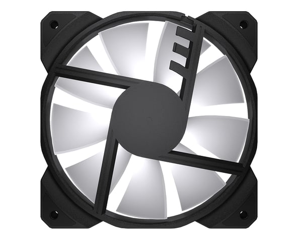 COUGAR CGR-CF-MHP12HB3-RGB Computerkabinet Luftkøler 12 cm Sort, Hvid 3 stk