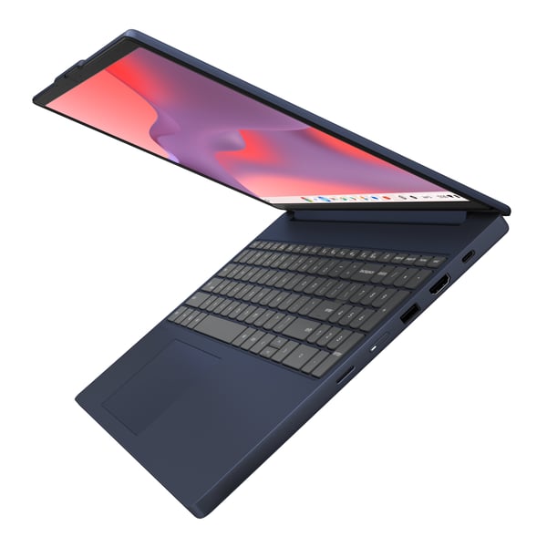 Lenovo Chrome 15ITN10 Intel® N N355 Chromebook 38,9 cm (15.3") WUXGA 8 GB LPDDR5x-SDRAM 128 GB UFS Wi-Fi 6E (802.11ax) ChromeOS Blå Fransk