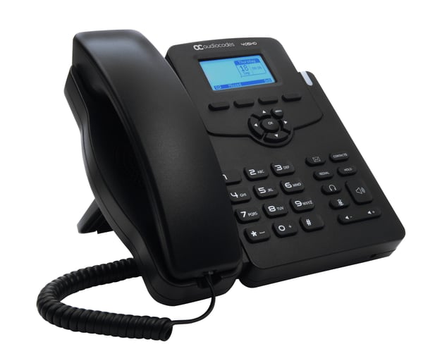 AudioCodes 405HD IP-telefoner Svart 2 linjer LCD