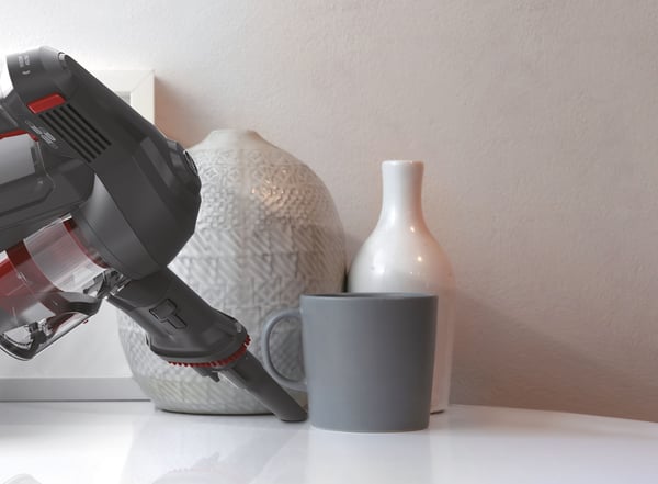 Hoover HF103PX 011 2-in-1-varsi-imuri Akku Kuiva Pussiton Musta, Punainen 2 ah