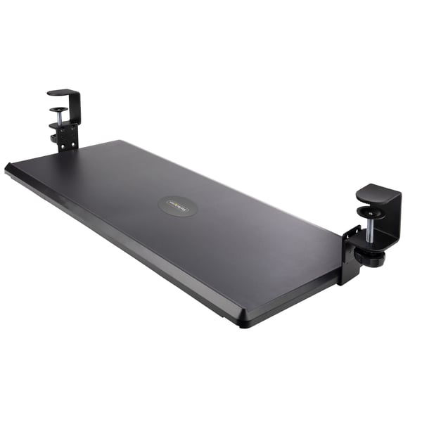 StarTech.com Tangentbordshylla för skrivbord, fastklämd tangentbordshållare, stöder upp till 12 kg (26,5 lb)