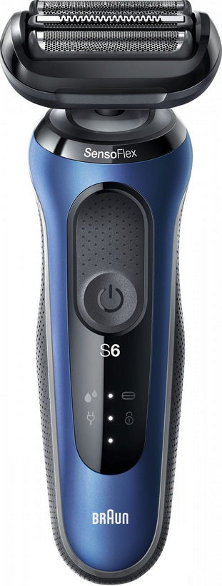 Braun Series 6 61-B1200s Folierakapparat Trimmer Svart, Blå