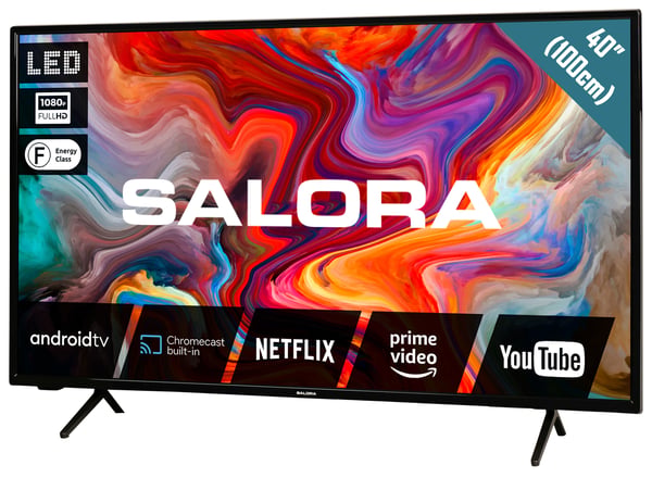 Salora SMART40TV TV 101,6 cm (40") Fuld HD Smart TV Wi-Fi Sort 250 cd/m²