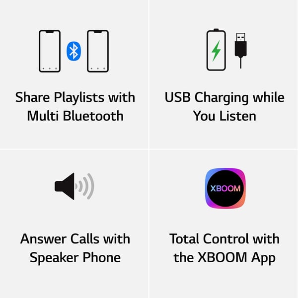 LG XBOOM Go PL2 Kannettava monokaiutin Sininen 5 W