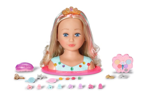 BABY born Sister Styling Head Princess Doll make-up & hair styling set