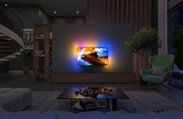 Philips Ambilight 65OLED801/12 TV-apparat 165,1 cm (65") 4K Ultra HD Smart-TV Wi-Fi Svart