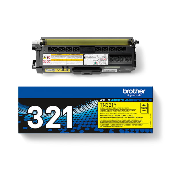 Brother TN-321Y tonerpatron 1 stk Original Gul
