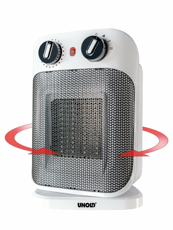 Unold 86460 sisälämmitin Sisätila Musta, Valkoinen 1800 W Sähkökäyttöinen lämpötuuletin