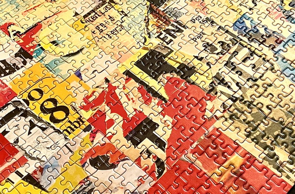 Tactic Poster Collage 1000 pcs Puslespil 1000 stk Kunst