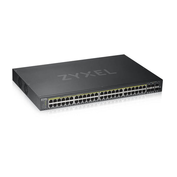 Zyxel GS1920-48HPV2 Hallittu Gigabit Ethernet (10/100/1000) Power over Ethernet -tuki Musta
