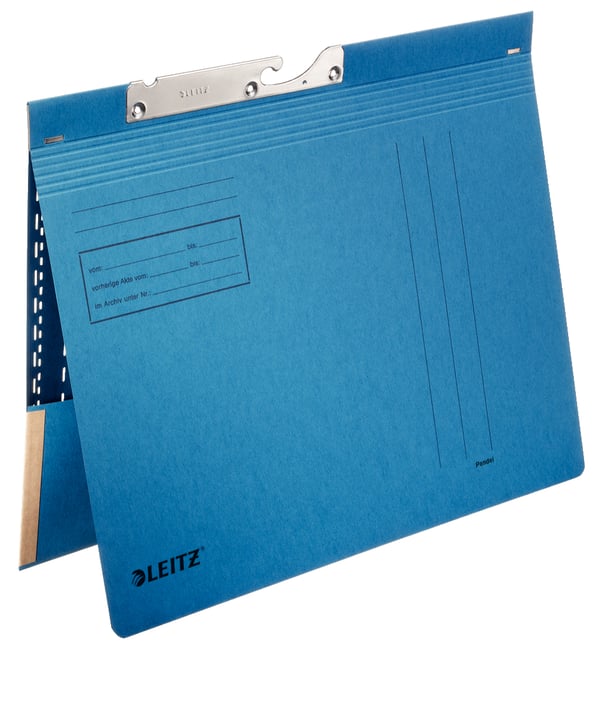 Leitz 20120035 hængemappe Pap A4 Blå