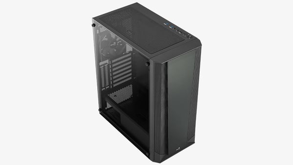 Aerocool Prism-G-BK-v1 Midi Tower Svart