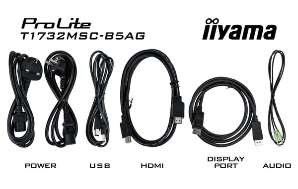iiyama ProLite T1732MSC-B5AG computerskærm 43,2 cm (17") 1280 x 1024 pixel LED Berøringsskærm Sort