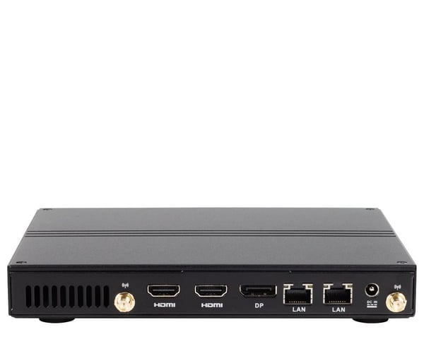 bluechip BUSINESSline M11100g-P Intel® N N100 8 GB DDR4-SDRAM 120 GB SSD Windows 11 Pro Mini PC Mini-PC Antracit, Svart