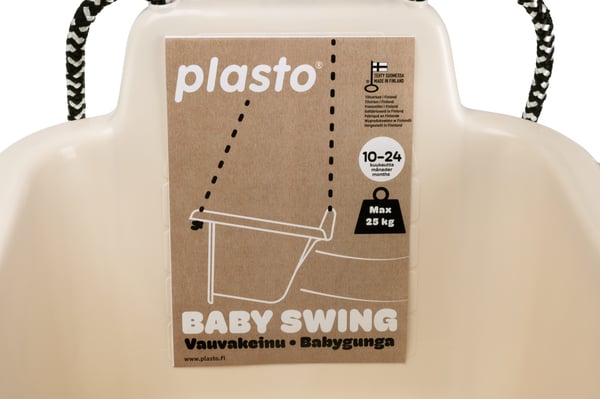 Plasto 1639SNC babygynge Indendørs/udendørs Baby svingsæt 1 sæde(r) Beige
