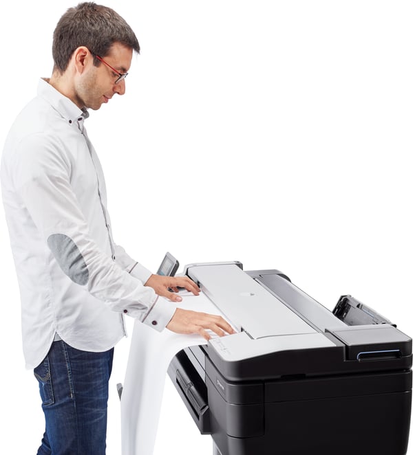 HP Designjet T830 24"-multifunktionsprinter