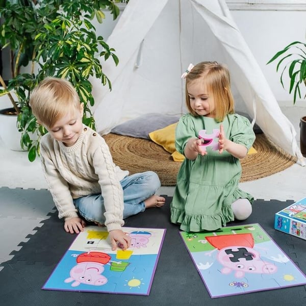 Peppa Pig Baby Maxi Good Day Puslespil 10 stk Tegnefilm