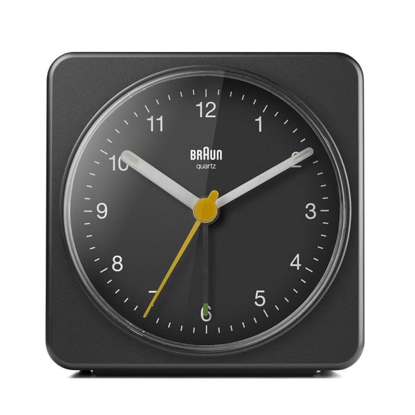 Braun BC03B Quartz-väckarklocka Svart