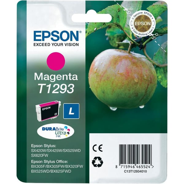 Epson Apple Yksittäispakkaus, magenta T1293 DURABrite Ultra -muste