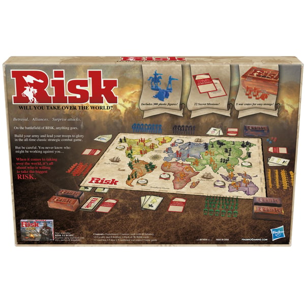 Hasbro Gaming Risk-spil