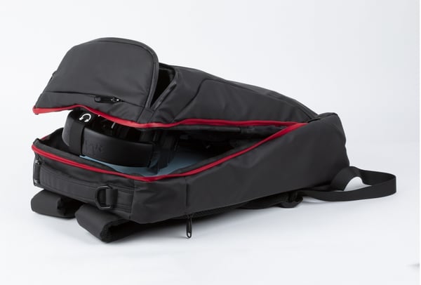 Konix Drakkar KX DK RAGNARR 17' GAMING BACKPAC 43,2 cm (17") Rygsæk Sort, Rød