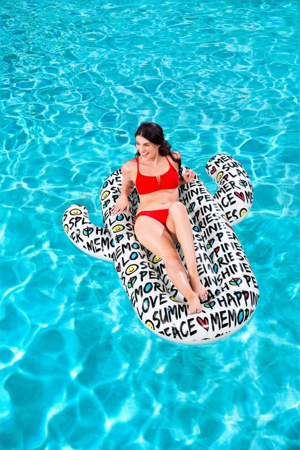 Bestway 43260 pool- och badmadrass Multifärg Mönstrad