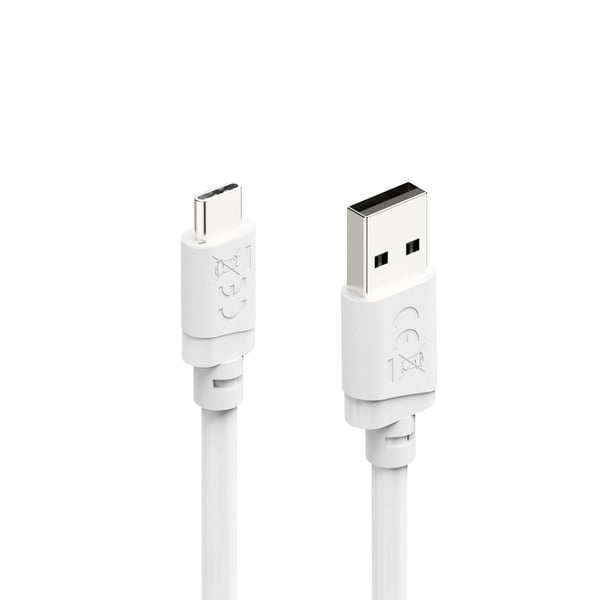 Hama 00201813 USB-kabel USB 2.0 2 m USB A USB C 0,48 Gbit/sek. Hvid