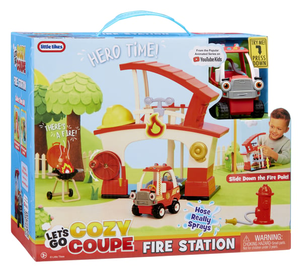 Little Tikes Let's Go Cozy Coupe Fire Station