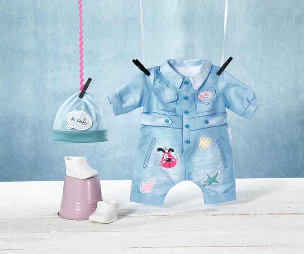 BABY born Deluxe Jeans Overall Dukketøjsæt