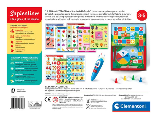 Clementoni Sapientino 16748 utbildningsleksaker
