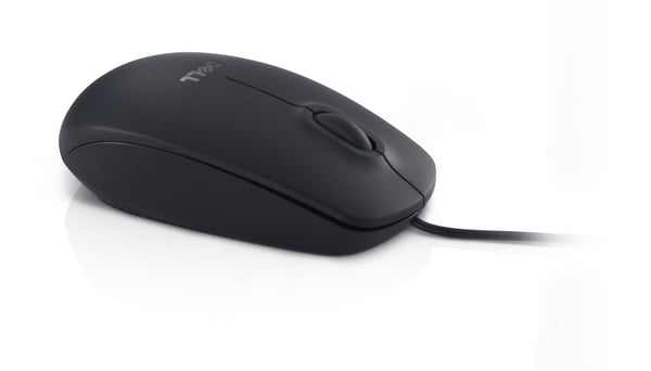 DELL optisk USB-mus med ledning, scrollhjul og 2 knapper (570-11147)