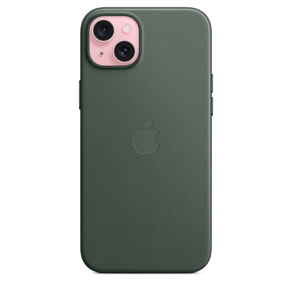 Apple Cover MagSafe-kompatibilitet FineWoven stedsegrøn til iPhone 15 Plus