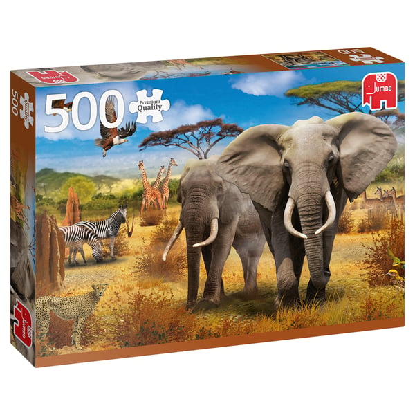 Premium Collection African Savannah 500 pcs Puslespil 500 stk Dyr