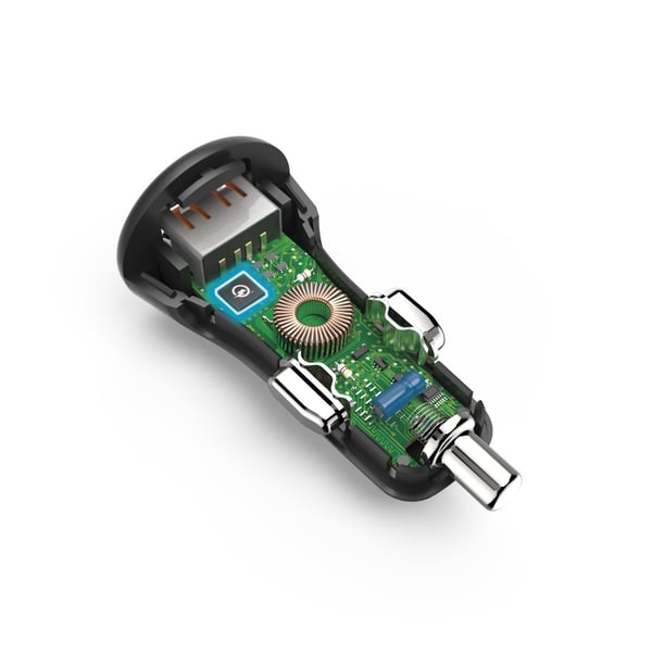 Hama Qualcomm® Quick Charge™ 3.0 Strømbank, Smartphone, Tablet Sort Cigartænder Hurtig opladning Automatisk