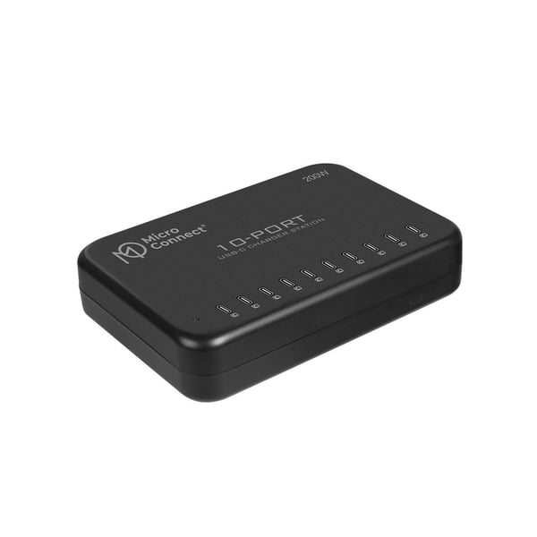 Microconnect 200W 10-port USB-C Charger