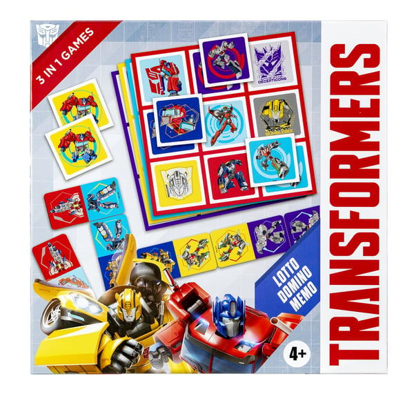 Tactic Peppa Pig Transformers 3 in 1 Lotto, Domino, Memo