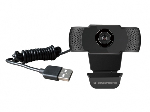 Conceptronic AMDIS01B webcam 2 MP 1920 x 1080 pixel USB 2.0 Sort