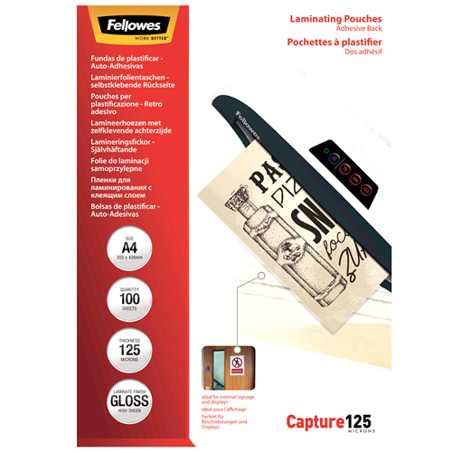 Fellowes 5328502 laminointikalvo A4 100 kpl